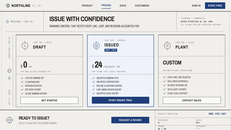 Refinery P&ID — Web · pricing