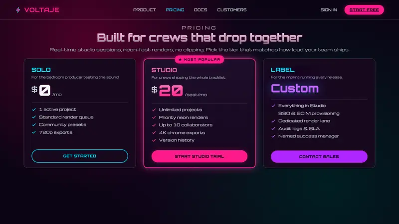 Reggaeton Album Cover — Web · pricing