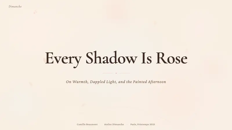 Renoir Impressionism — Slides · cover