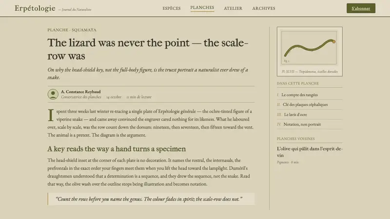 Herpetology Scale Plate — Web · article