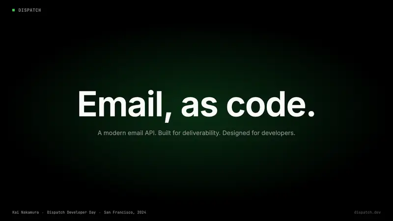 Resend 2024 — Slides · cover
