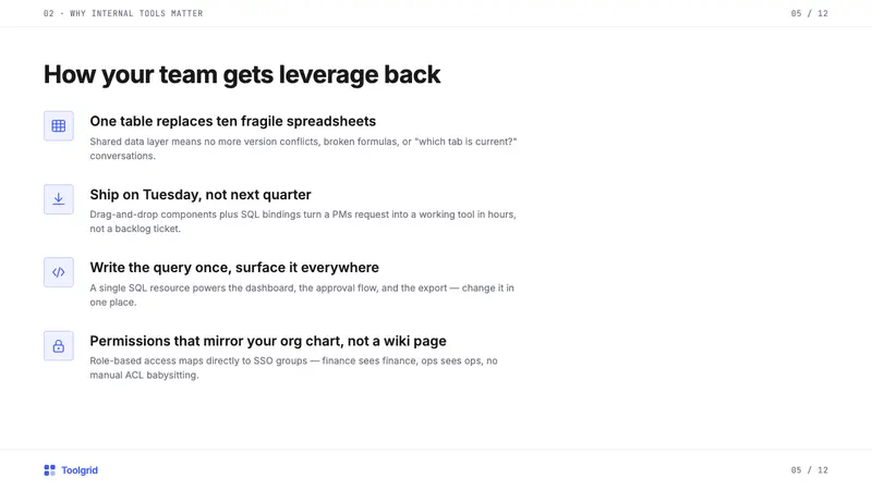Retool Internal-Tools Red — Slides · content