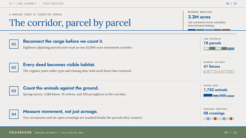 Rewilding Corridor Authority — Slides · content