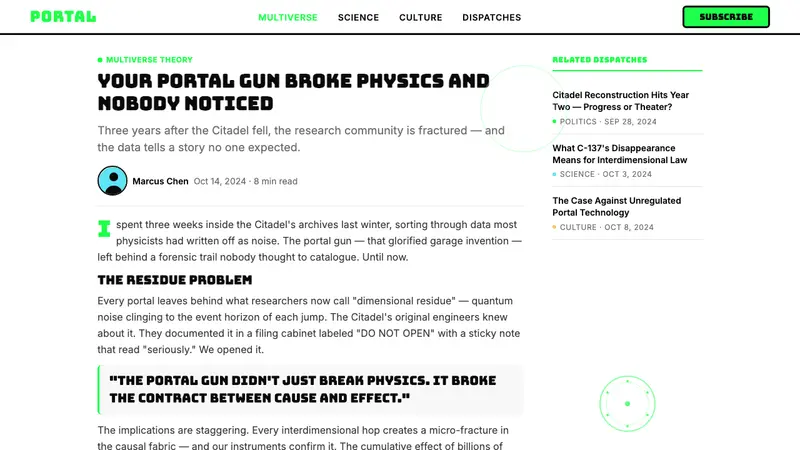 Rick and Morty — Web · article