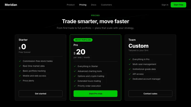 Robinhood 2023 — Web · pricing