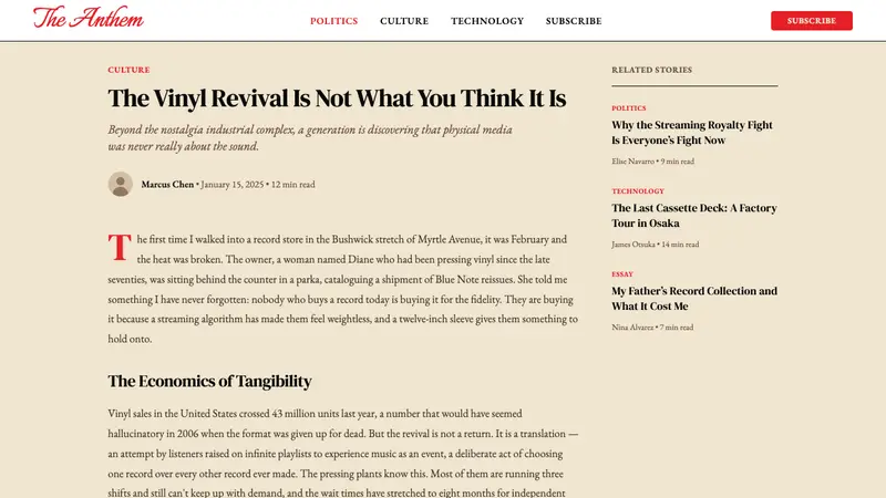 Rolling Stone Magazine — Web · article