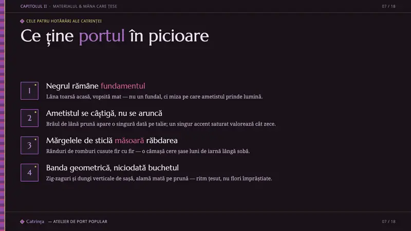 Romanian Folk Violet — Slides · content