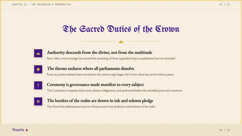British Royal Monarchy — Slides · content