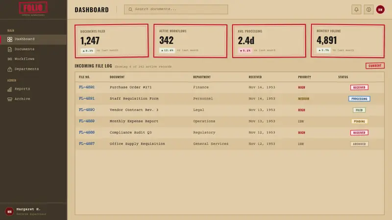 Office Rubber Stamps — Web · dashboard