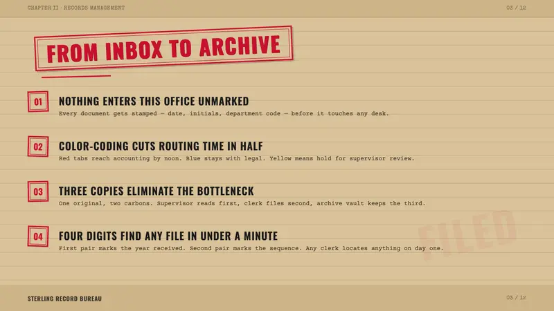 Office Rubber Stamps — Slides · content
