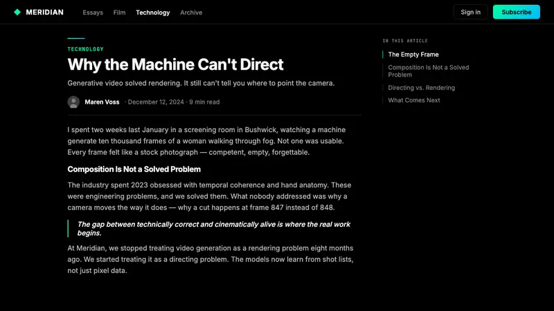 Runway ML — Web · article
