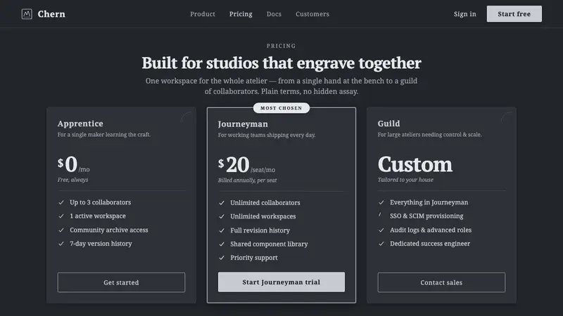 Tula Niello Silver — Web · pricing