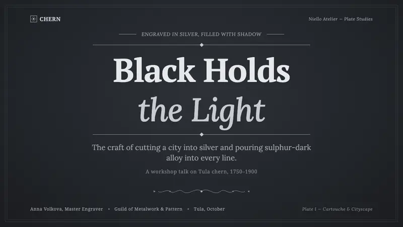 Tula Niello Silver — Slides · cover