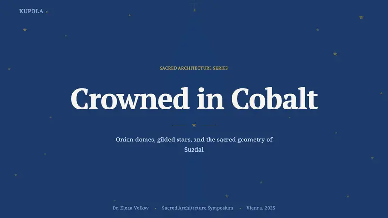 Russian Onion Domes — Slides · cover
