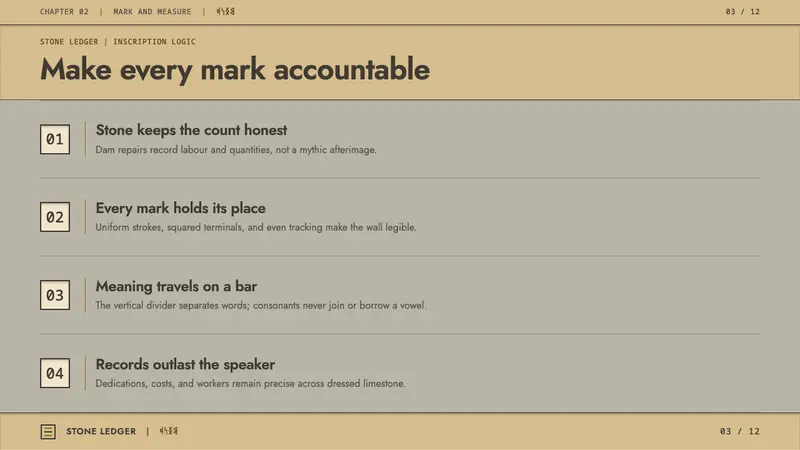 Sabaean Inscription — Slides · content