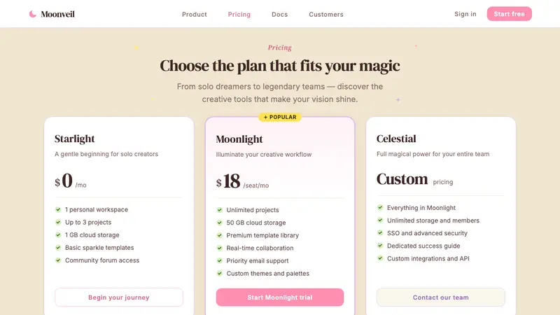 Sailor Moon Shoujo — Web · pricing
