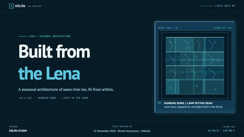 Sakha Ice Architecture — Slides · cover