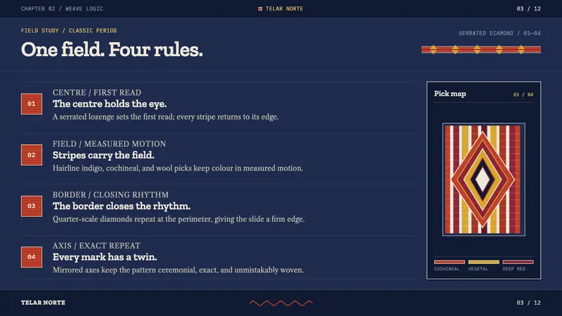 Saltillo Sarape — Slides · content