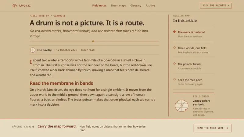 Sámi Drum Symbols — Web · article
