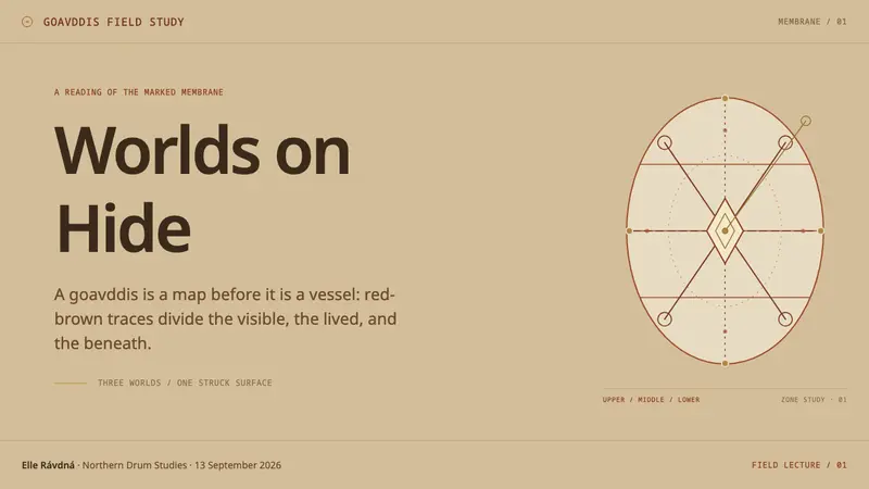 Sámi Drum Symbols — Slides · cover