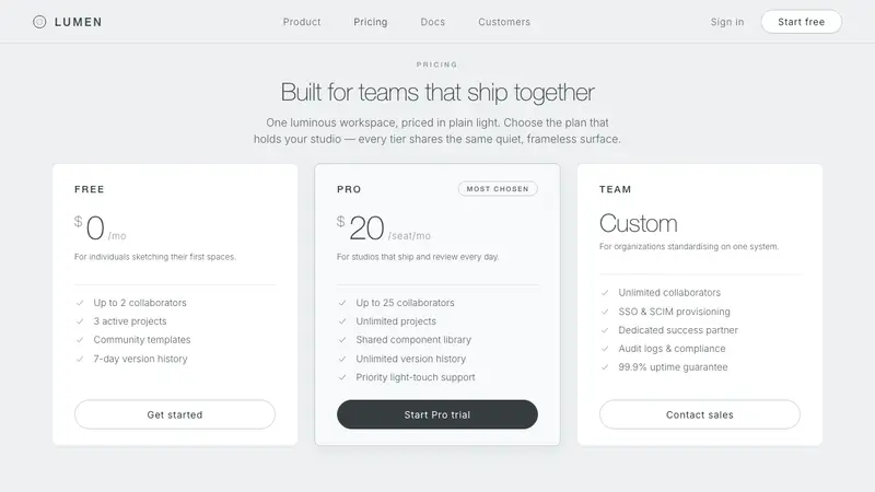 SANAA White Lightness — Web · pricing