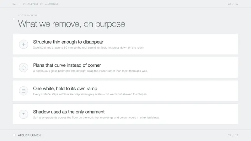 SANAA White Lightness — Slides · content