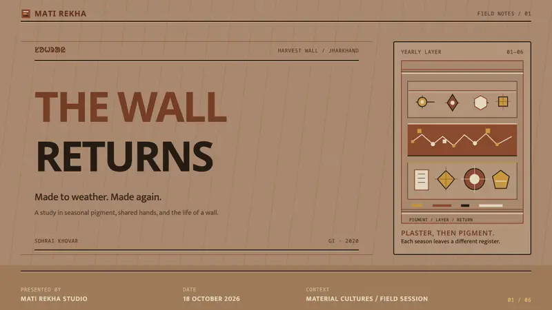 Santhal Sohrai Mural — Slides · cover