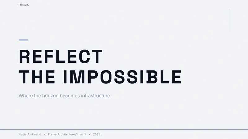 NEOM Mirror Futurism — Slides · cover