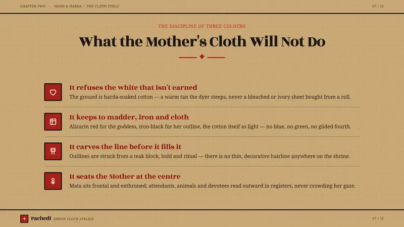 Mata Ni Pachedi Temple Cloth — Slides · content