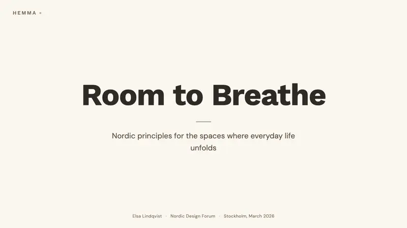 Scandi Hygge (IKEA) — Slides · cover