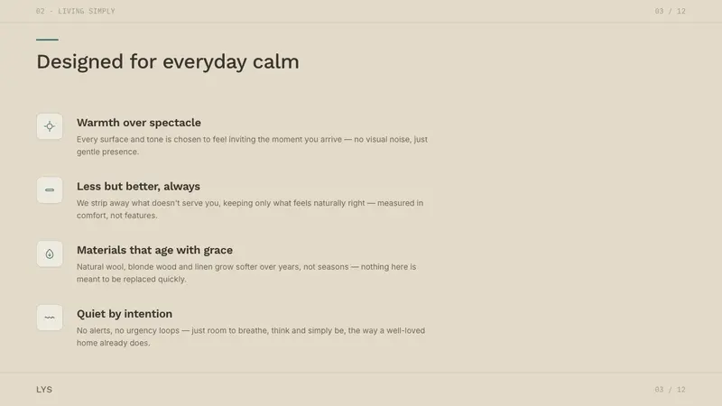 Scandinavian Hygge — Slides · content