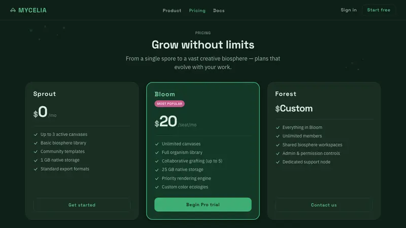 Scavengers Reign — Web · pricing