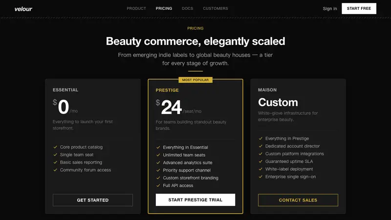 Sephora — Web · pricing
