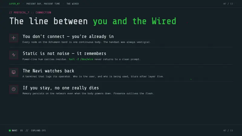 Serial Experiments Lain — Slides · content