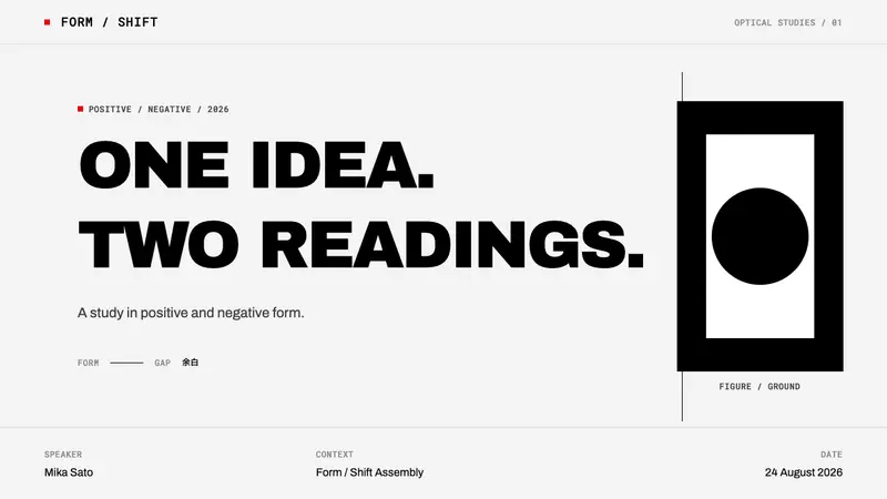 Shigeo Fukuda Optical — Slides · cover