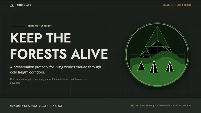 Silent Running — Slides · cover