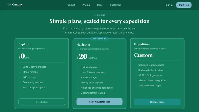 Changi Jewel Airport — Web · pricing