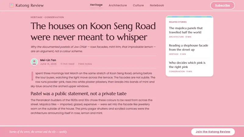 Peranakan Shophouse Pastel — Web · article