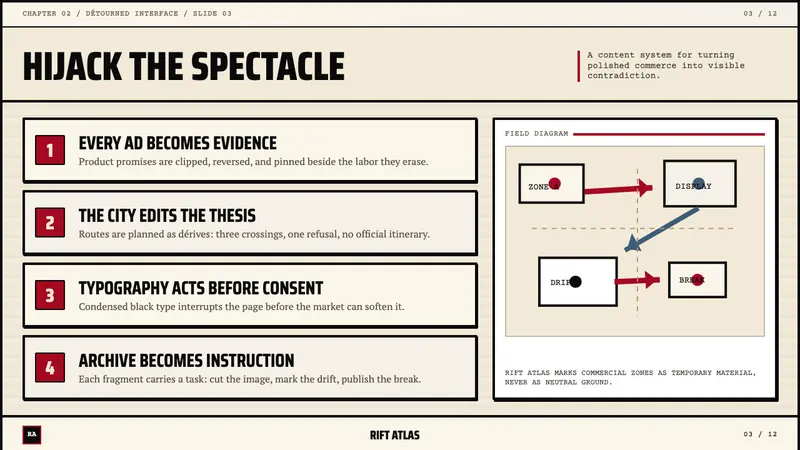 Situationist International (Debord, 1957) — Slides · content