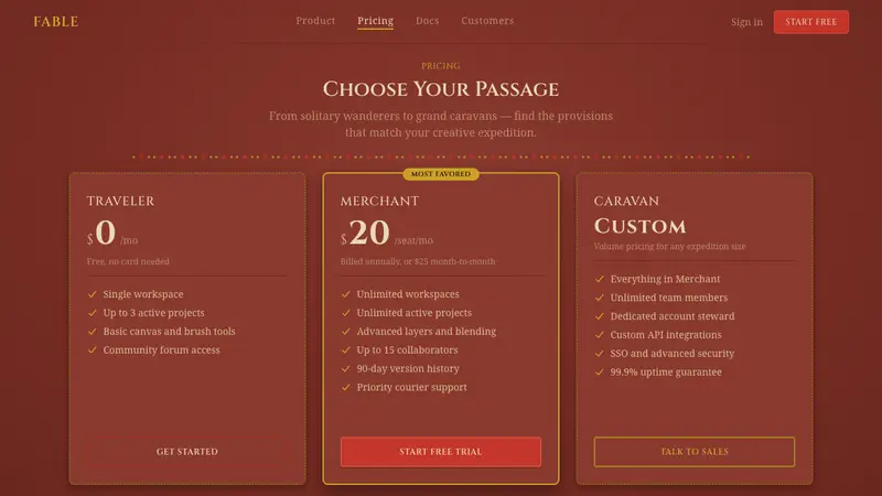 Sogdian Fresco — Web · pricing