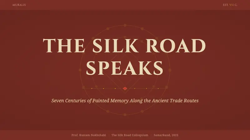 Sogdian Fresco — Slides · cover