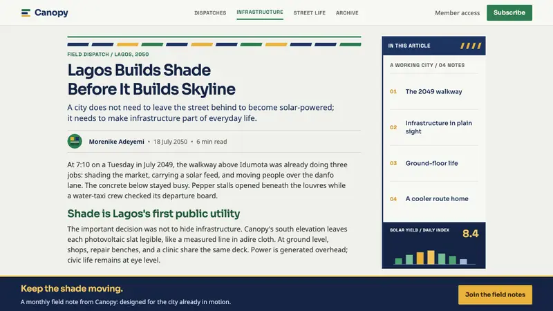 Solarpunk Lagos — Web · article