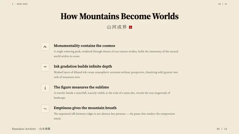 Song Landscape Painting (1100) — Slides · content
