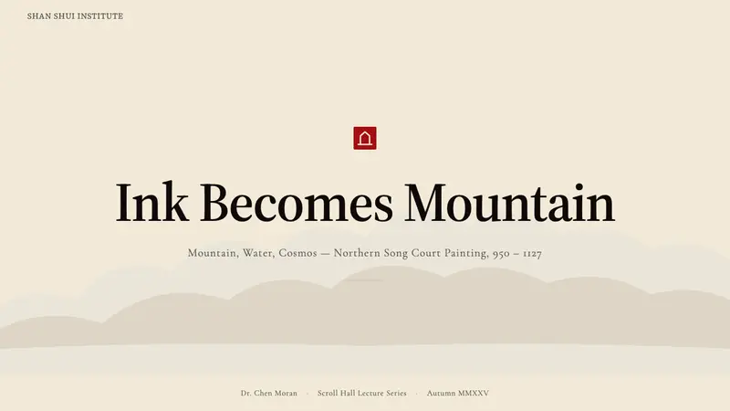 Song Landscape Painting (1100) — Slides · cover