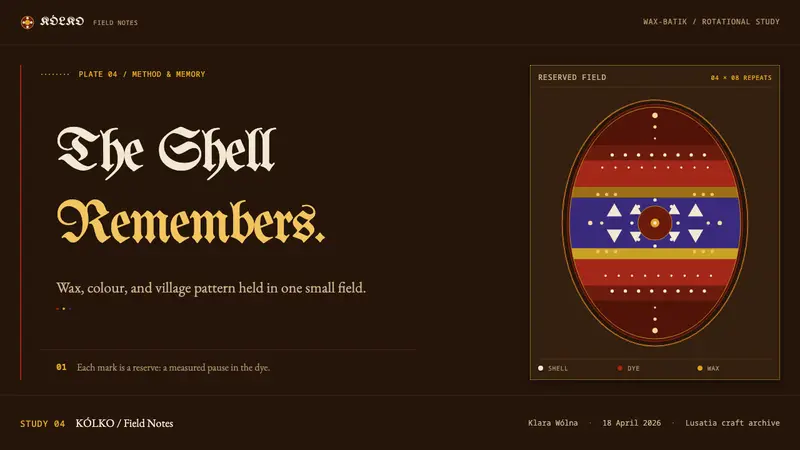 Sorbian Easter Egg — Slides · cover