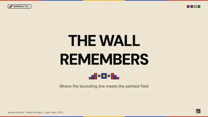 South African Ndebele House Paint — Slides · cover