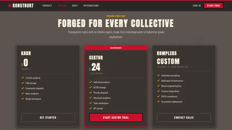 Soviet Brutalism (1972) — Web · pricing