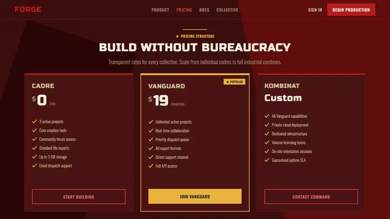 Soviet Ruble — Web · pricing