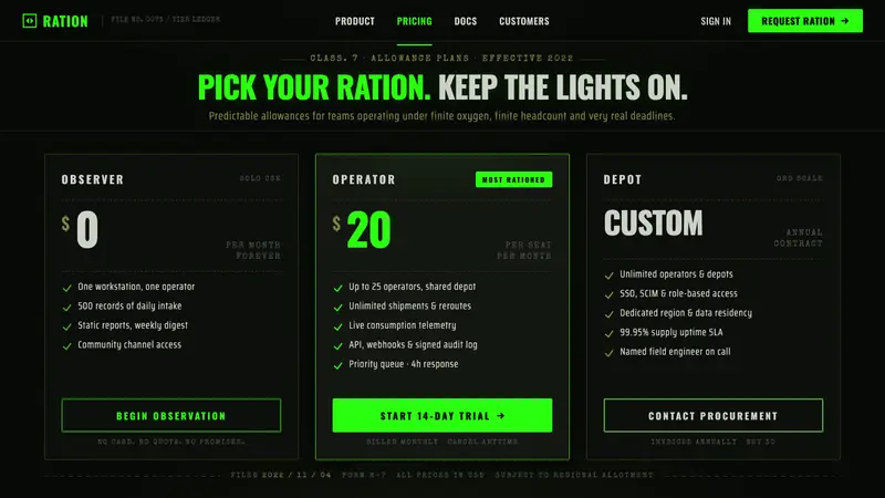 Soylent Green 1973 — Web · pricing