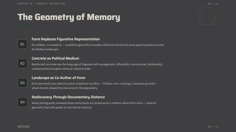 Spomenik Yugoslav Monument (1960) — Slides · content